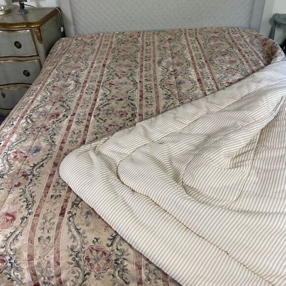 Hollander Vtg King Comforter w/ king Shams French Country - Picture 8 of 13